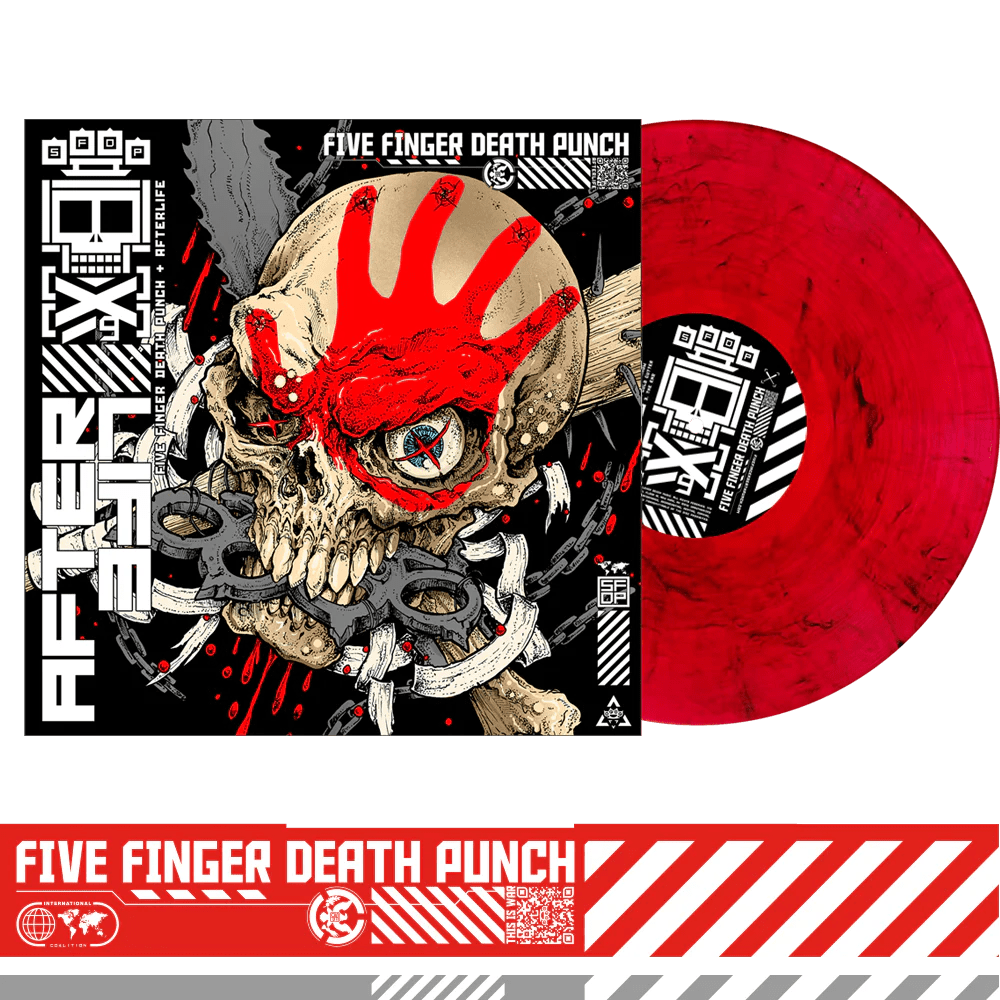 Limited Edition Red Smoke AfterLife LP Five Finger Death Punch