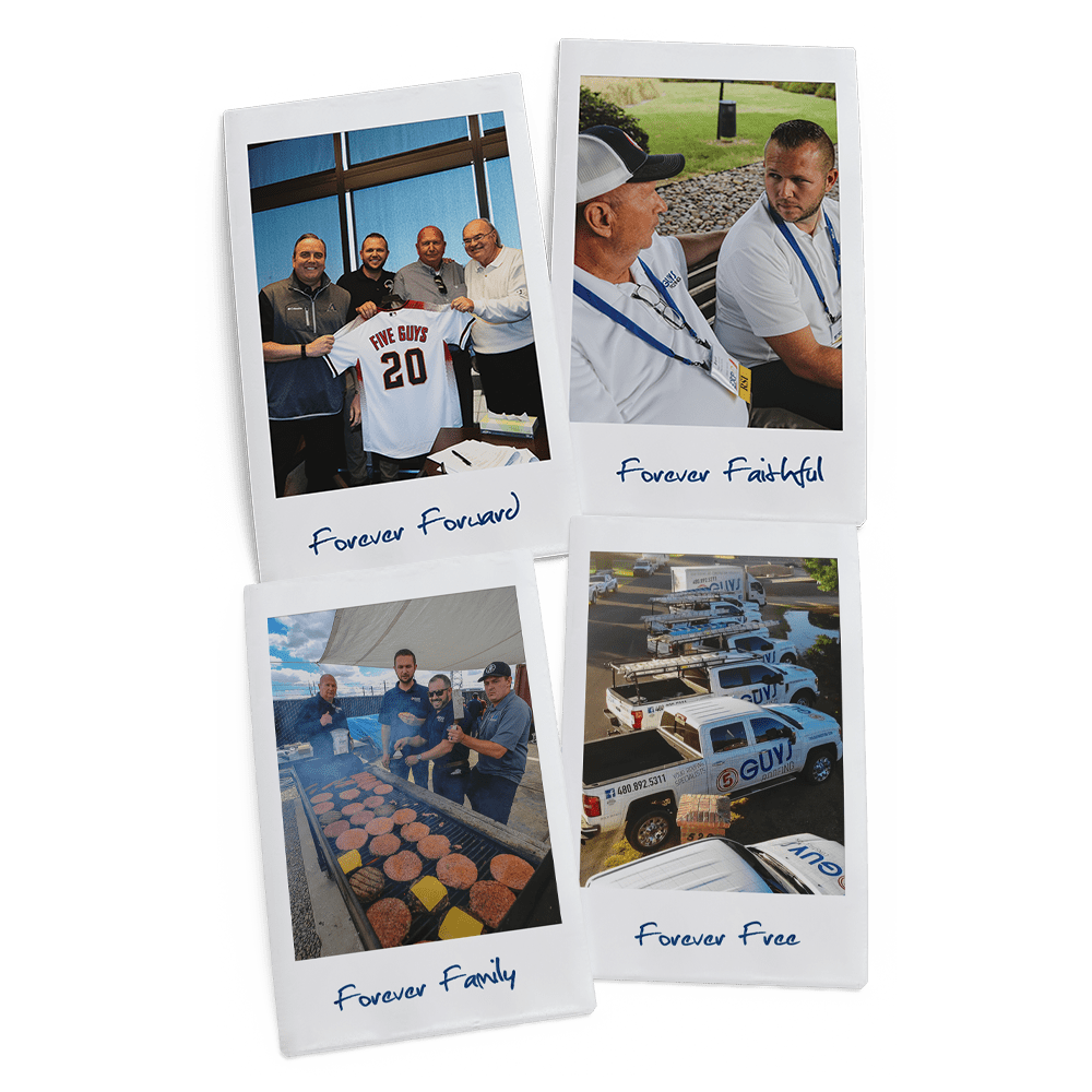 About Us Five Guys Roofing