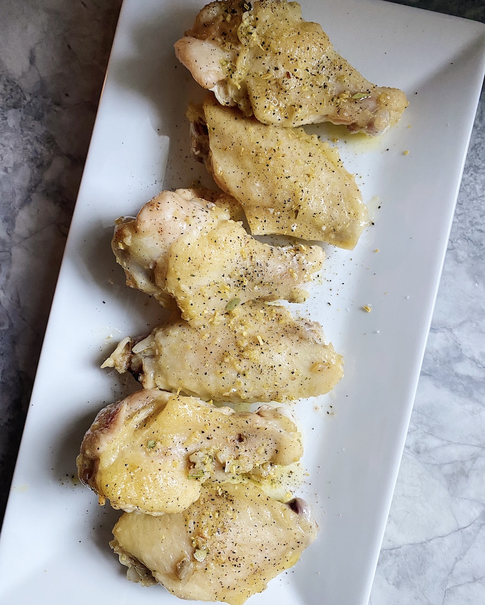 Lemon Pepper Chicken Wings FIVE INGREDIENT FEAST