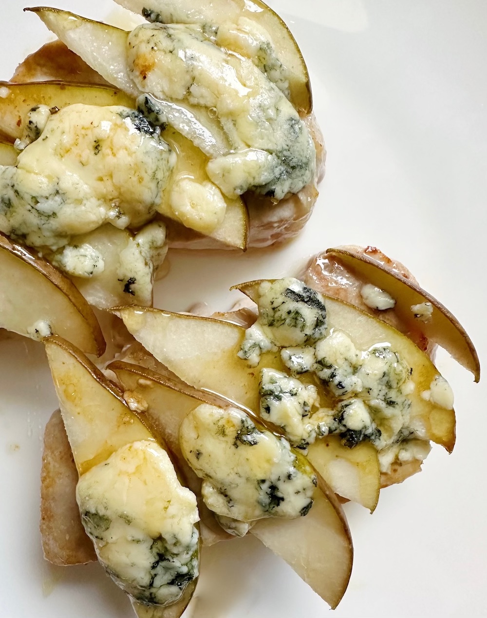 Pear & Blue Cheese Pork Chops FIVE INGREDIENT FEAST