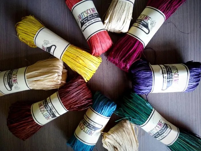 How To Make Raffia Coiled Baskets Five in the Nest