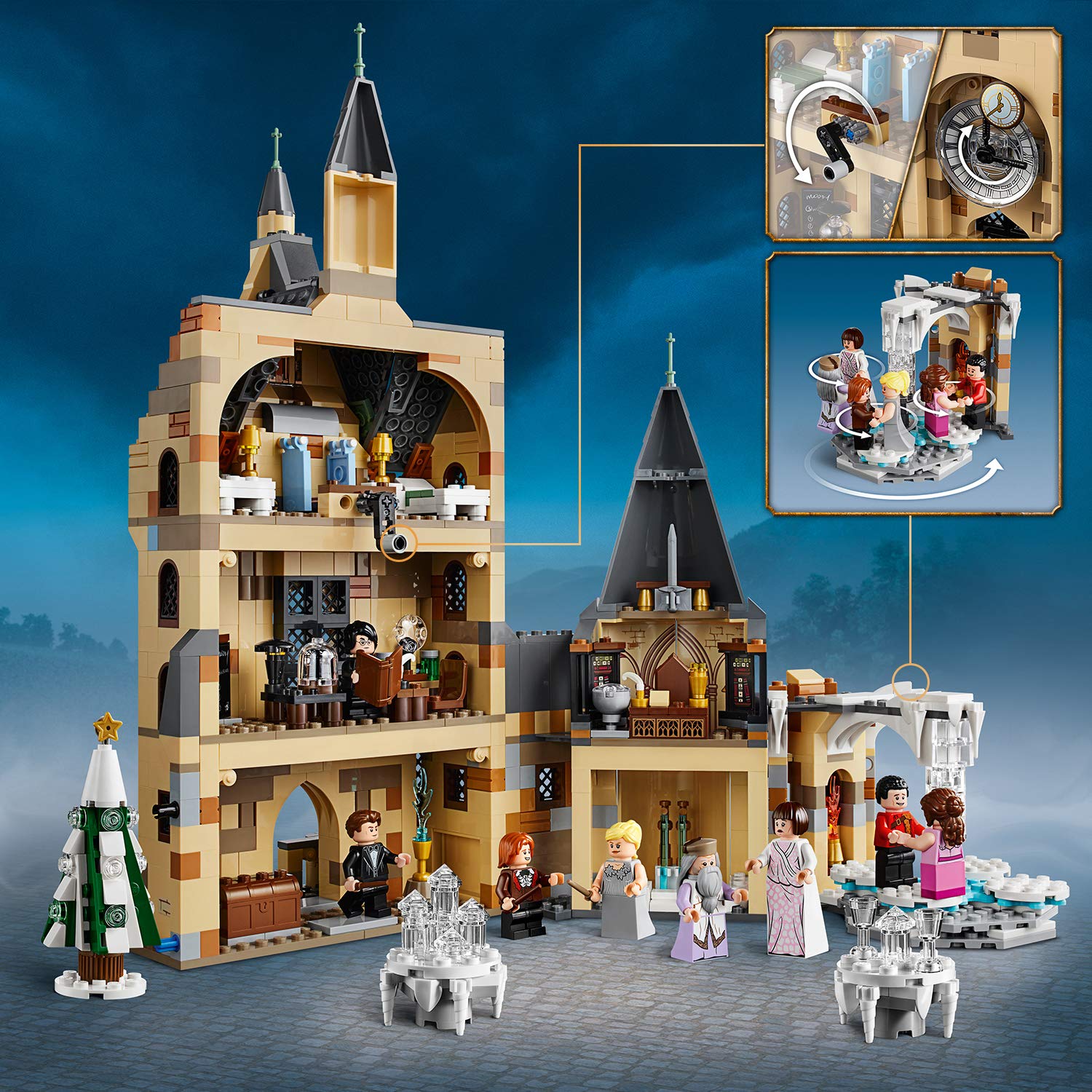 ** WIN ** LEGO Harry Potter Castle Clock Tower RRP £84.99 Five Little