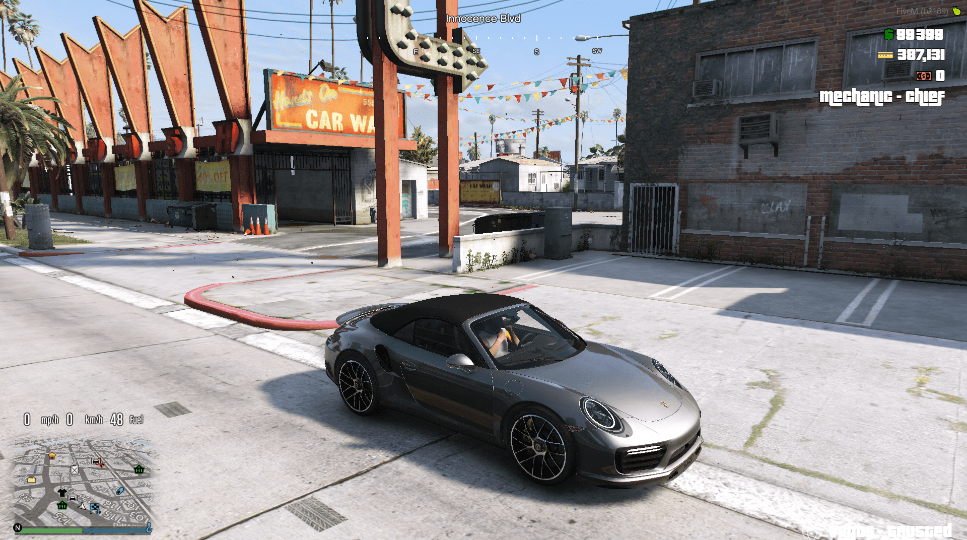 6 Cars in 1 FiveM Zone