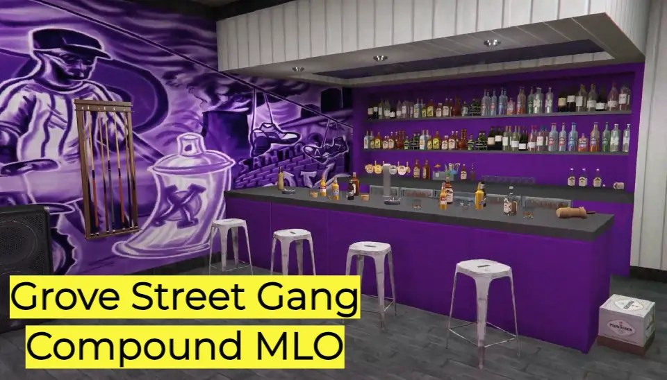 Grove Street Gang Compound V.2 MLO FiveM Maps