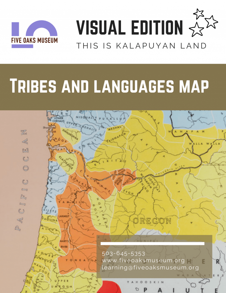 This IS Kalapuyan Land Learning Materials Five Oaks Museum