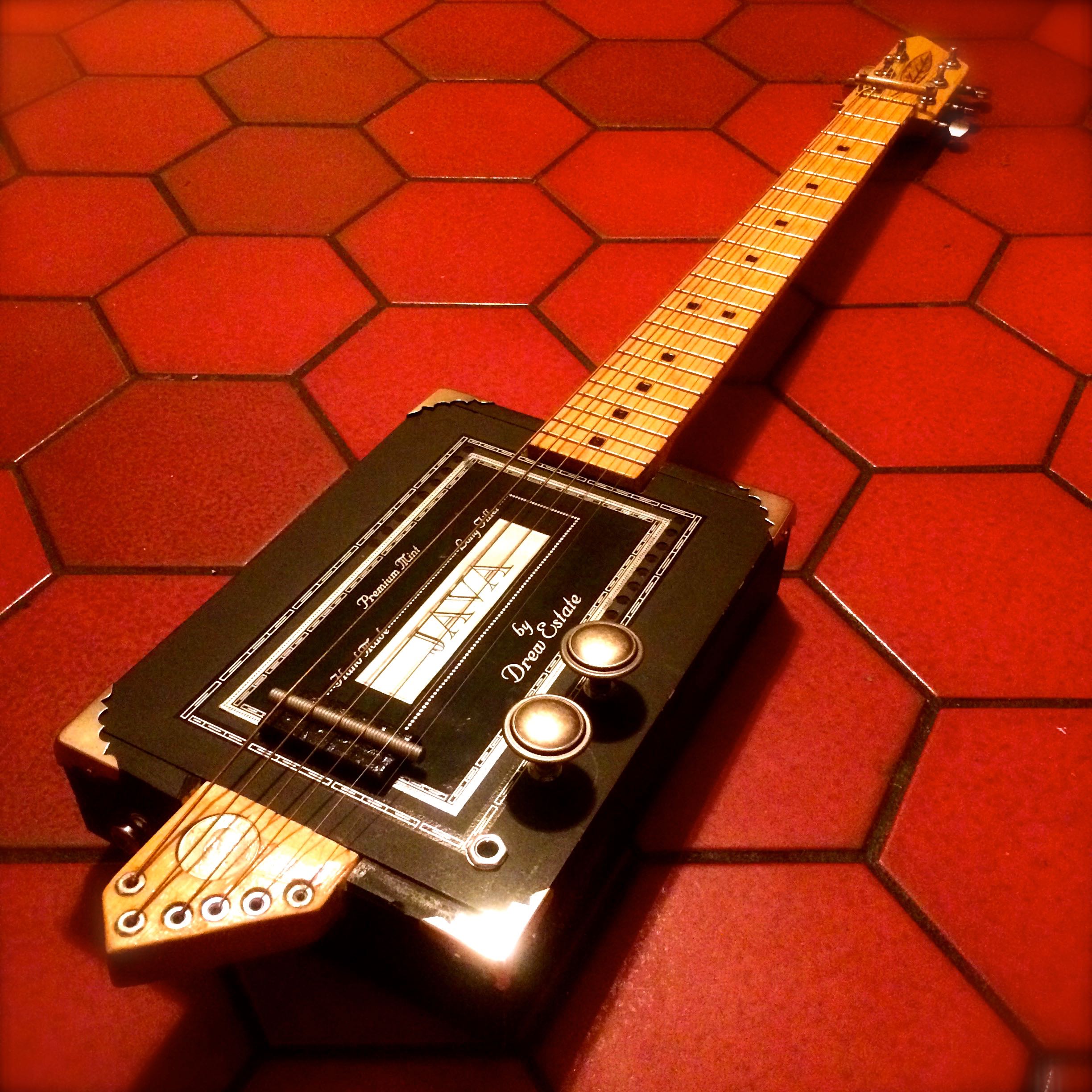 High Roller VI Six String Cigar Box Guitar Five Points Instruments