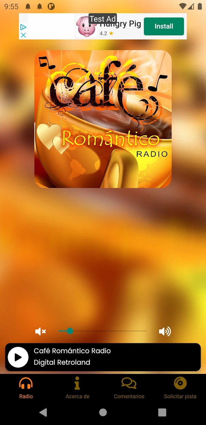 Create a mobile radio player app for both ios and android