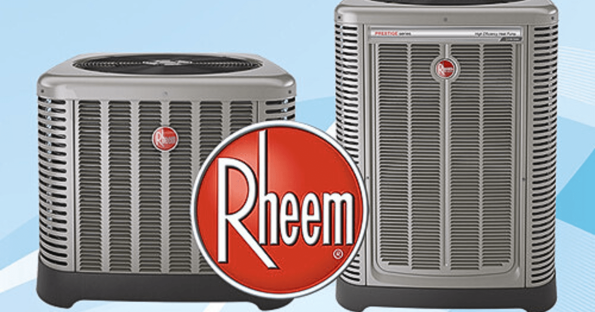 Rheem Air Conditioning Systems A Reliable Choice For Comfort