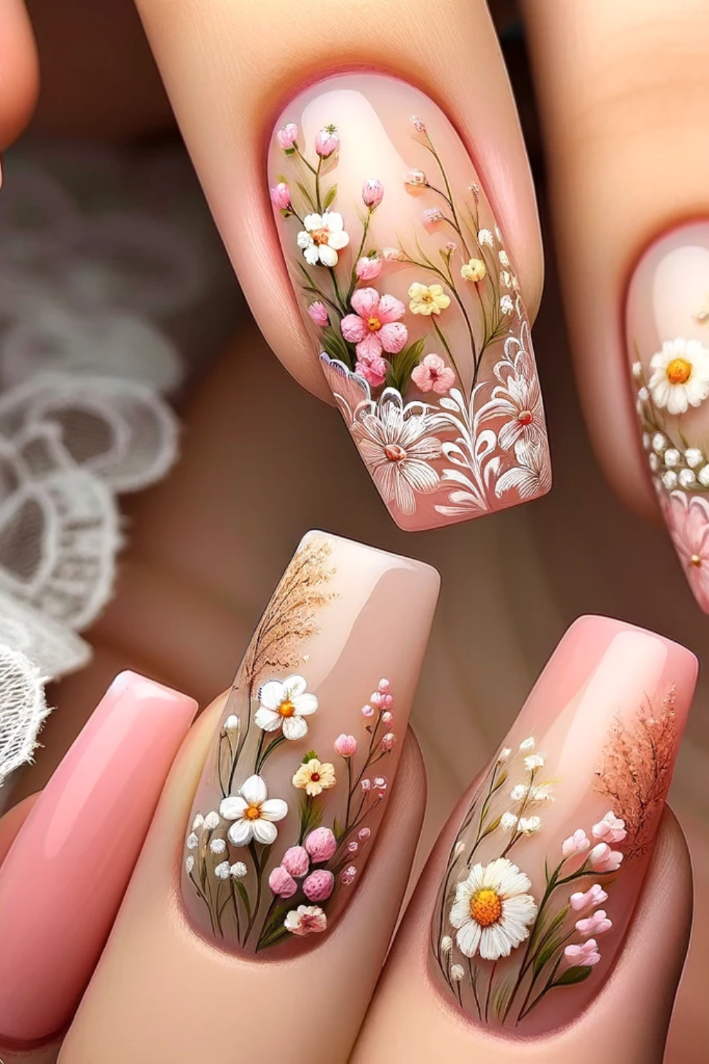39 Flower Nails That Are Absolutely Blooming