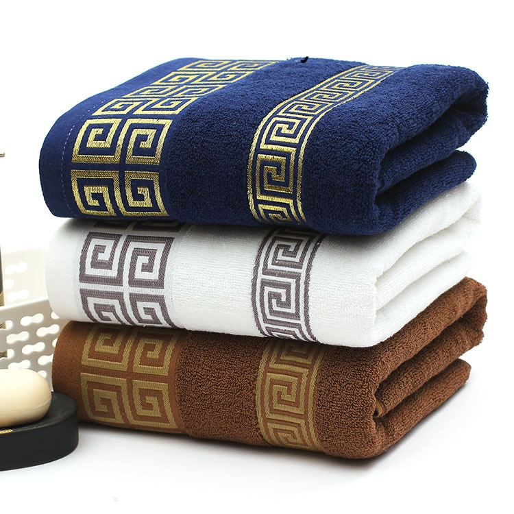 Luxury Cotton Bathroom Towels For Men And Women 70 x 140 cm