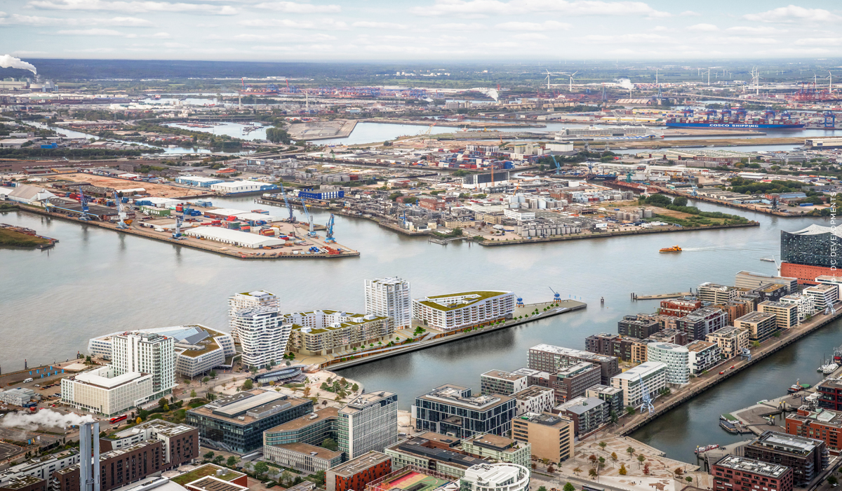 The Crown Luxury properties Hamburg HafenCity Condominiums with a