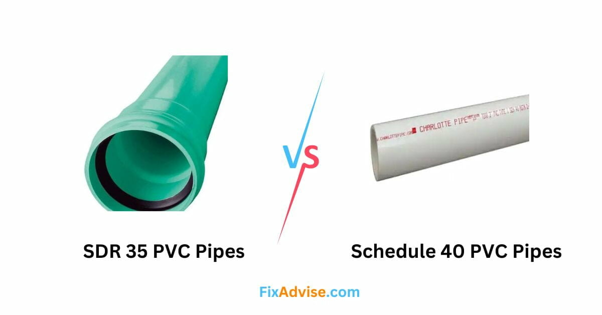 SDR 35 vs Schedule 40 Which PVC Pipe Comes Out on Top?