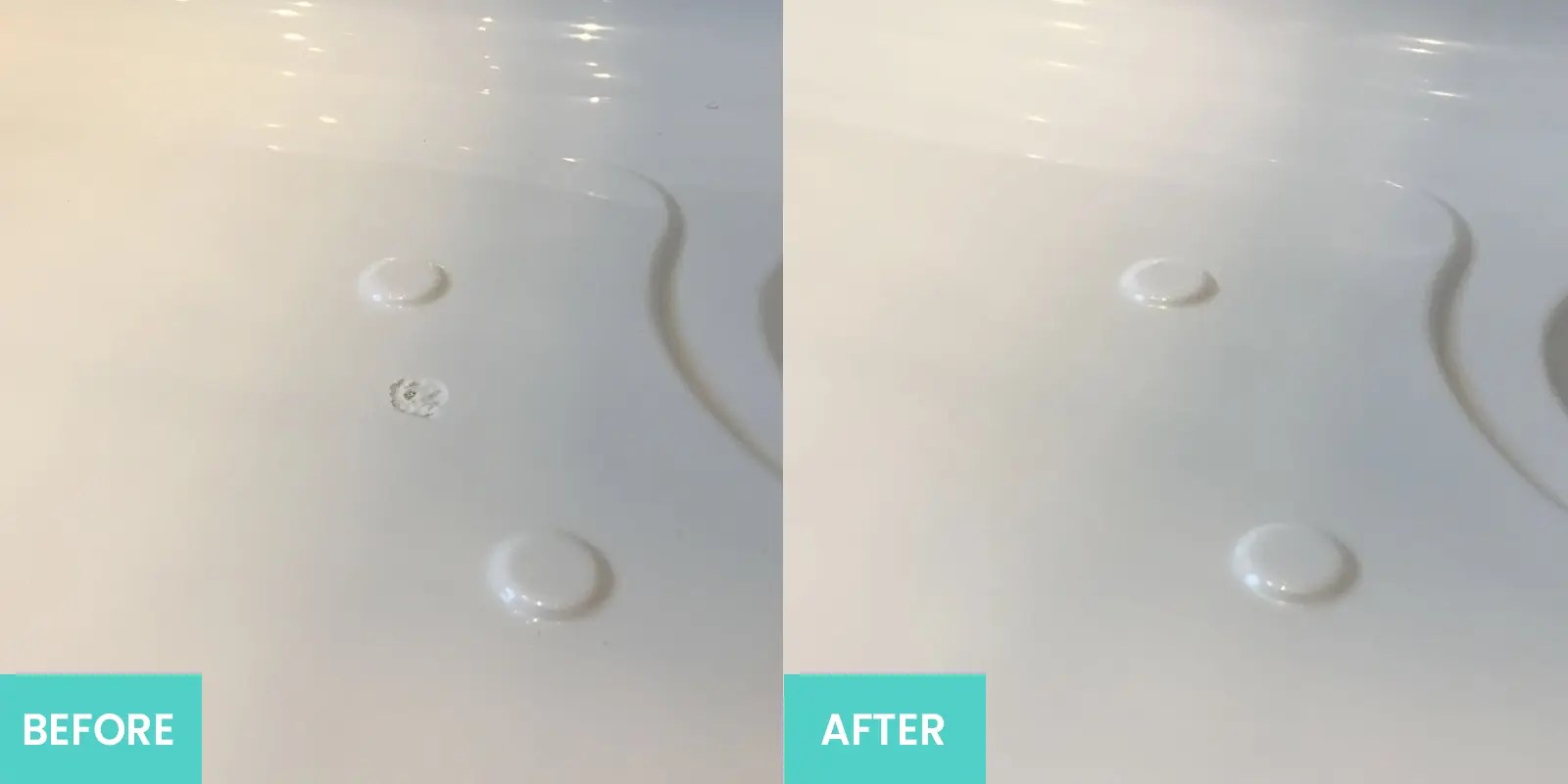 Fixation Surface Repair Specialists Shower Tray Repairs Before and After