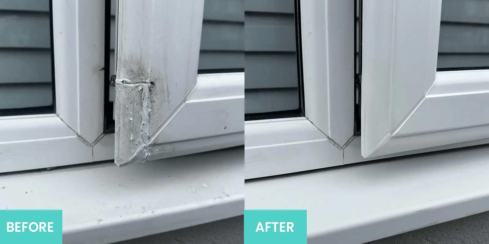 Fixation Surface Repair Specialists UPVC Repairs Before and After