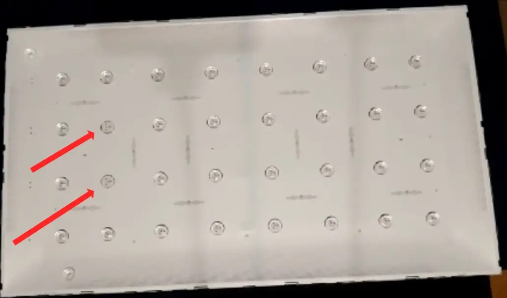 Samsung TV screen white spot [fixed] fixdab