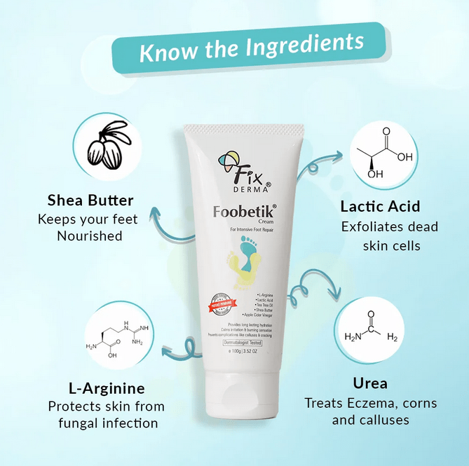 Which cream is best for cracked heels? Fixderma Skincare