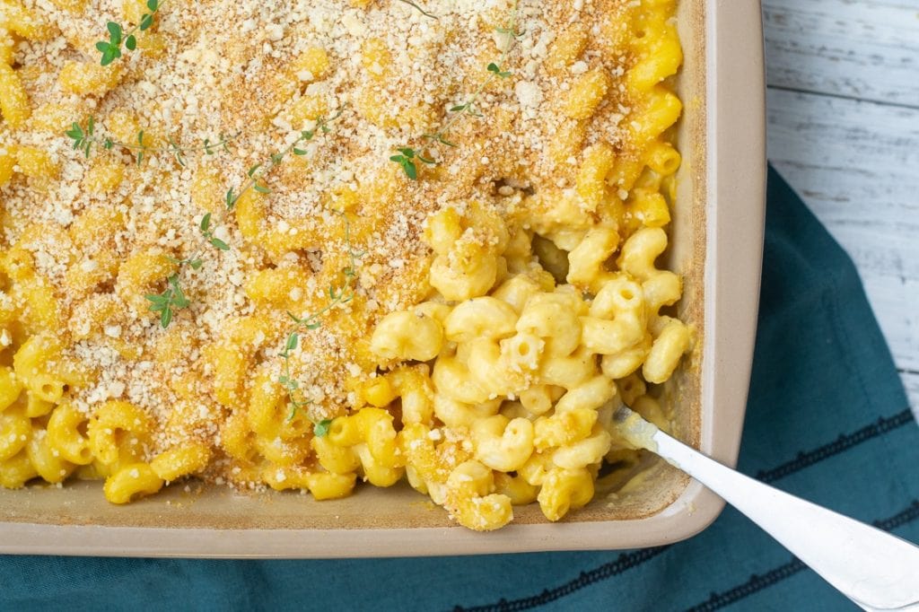 butternut squash baked mac and cheese