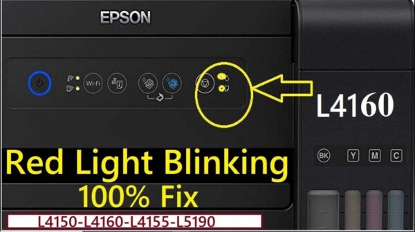 Epson L4160 Printer Red Light Blinking Solution 100 Solved » Fixepson