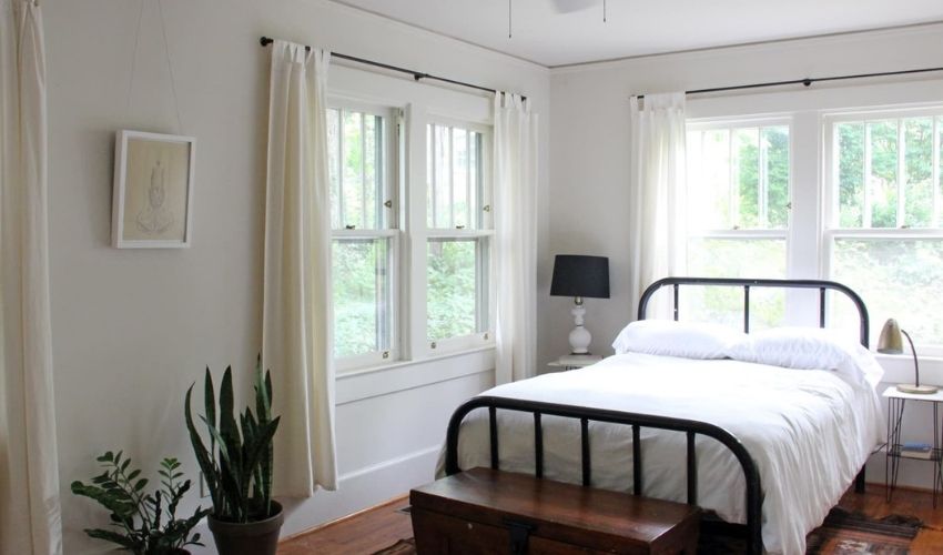 Hang Curtains In A Rental Apartment Renter Friendly Curtain Rod