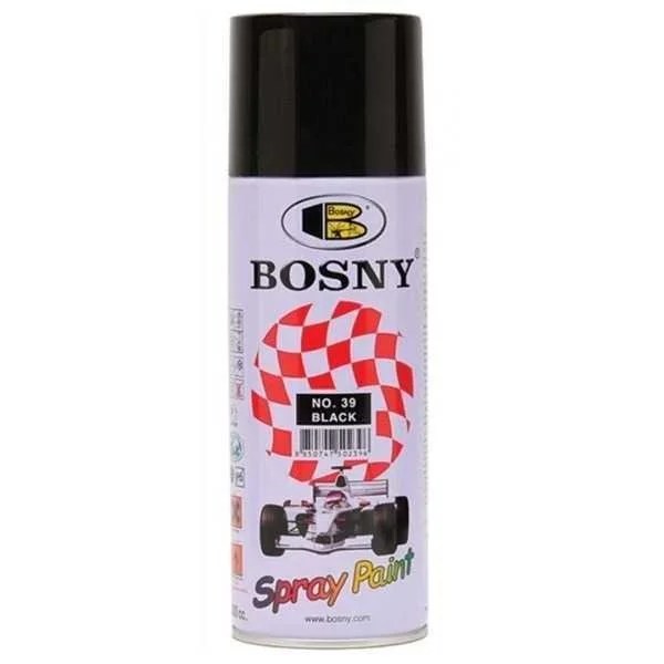 400 ml Gloss Black Color Spray Paint Bosny Brand Buy Gloss Black