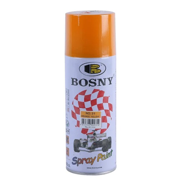 400 ml Orange Yellow Color Spray Paint Bosny Brand Buy Orange Yellow