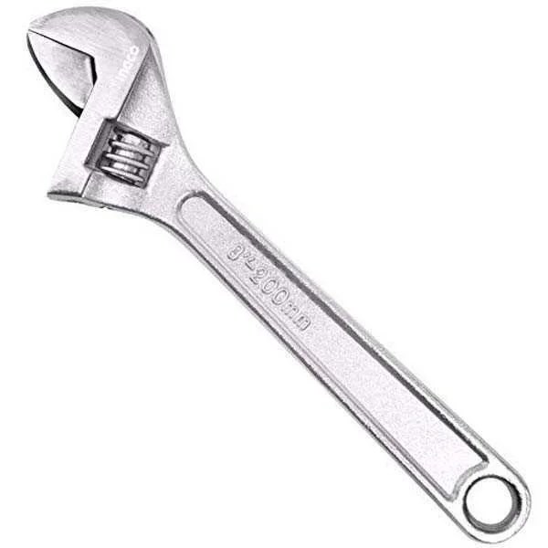 JETech Adjustable Wrench 4 Inch Stainless Steel Color without Grip AW4S
