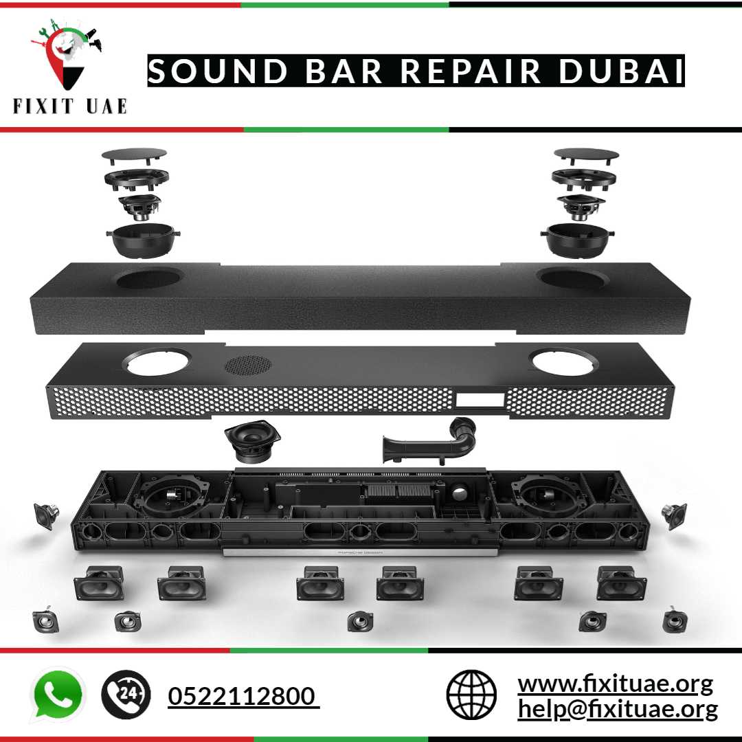 Sound Bar Repair Dubai FIX IT 0522112800 Musical Instruments