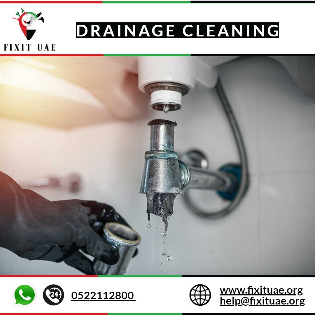 Drainage Cleaning 0522112800 FIX IT UAE Reliable Drain Cleaners
