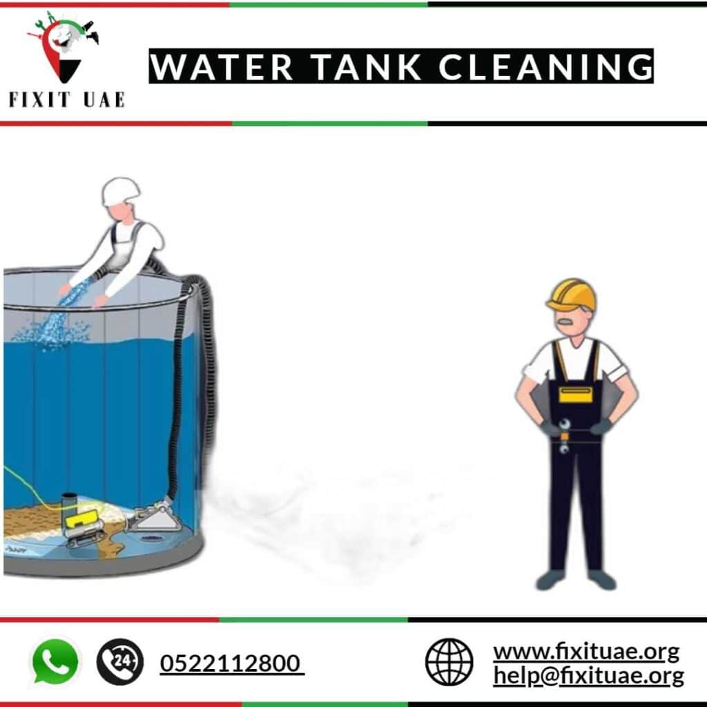 Water Tank Cleaning 0522112800 FIX IT UAE Reliable Tank Cleaning