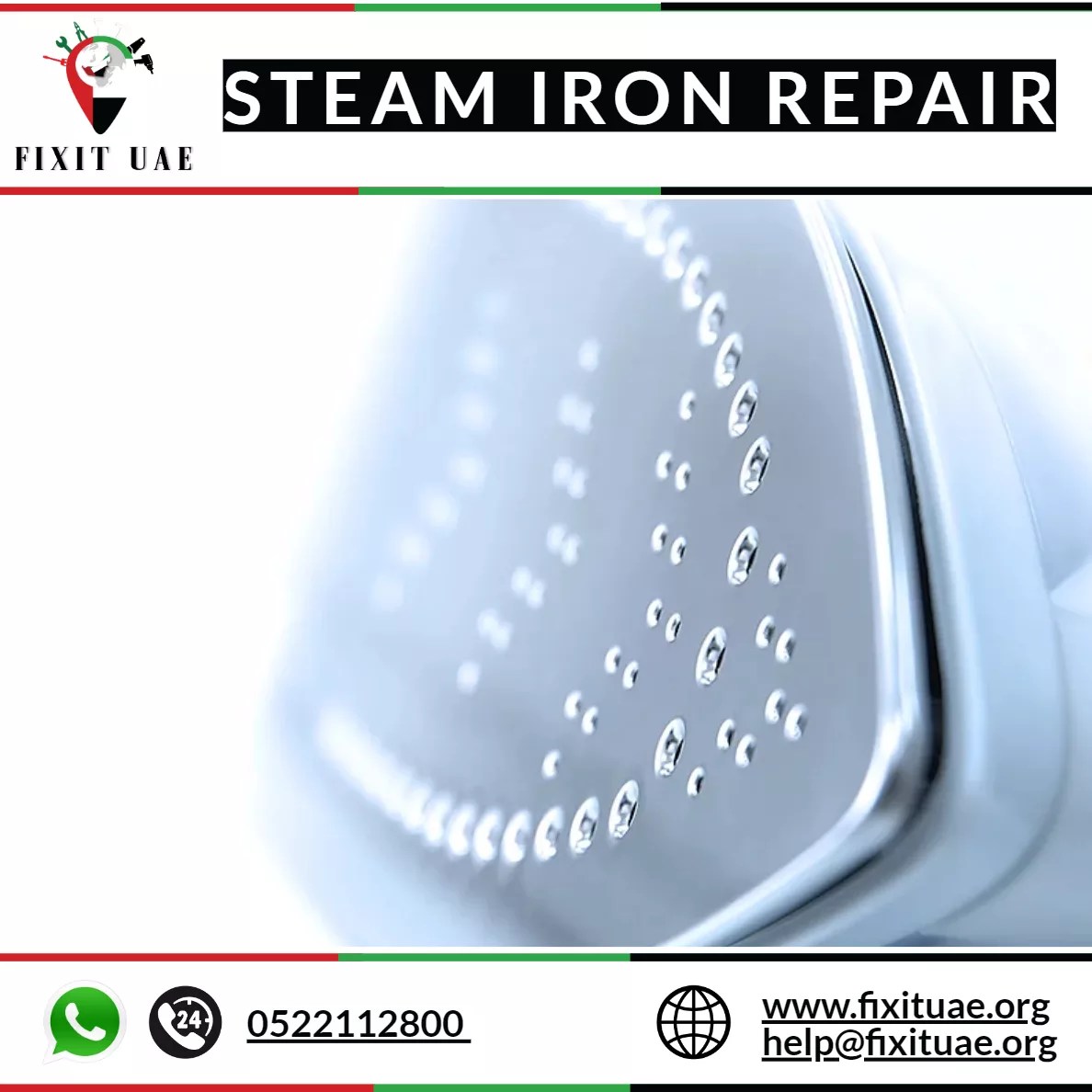 Steam Iron Repair 0522112800 FIX IT UAE