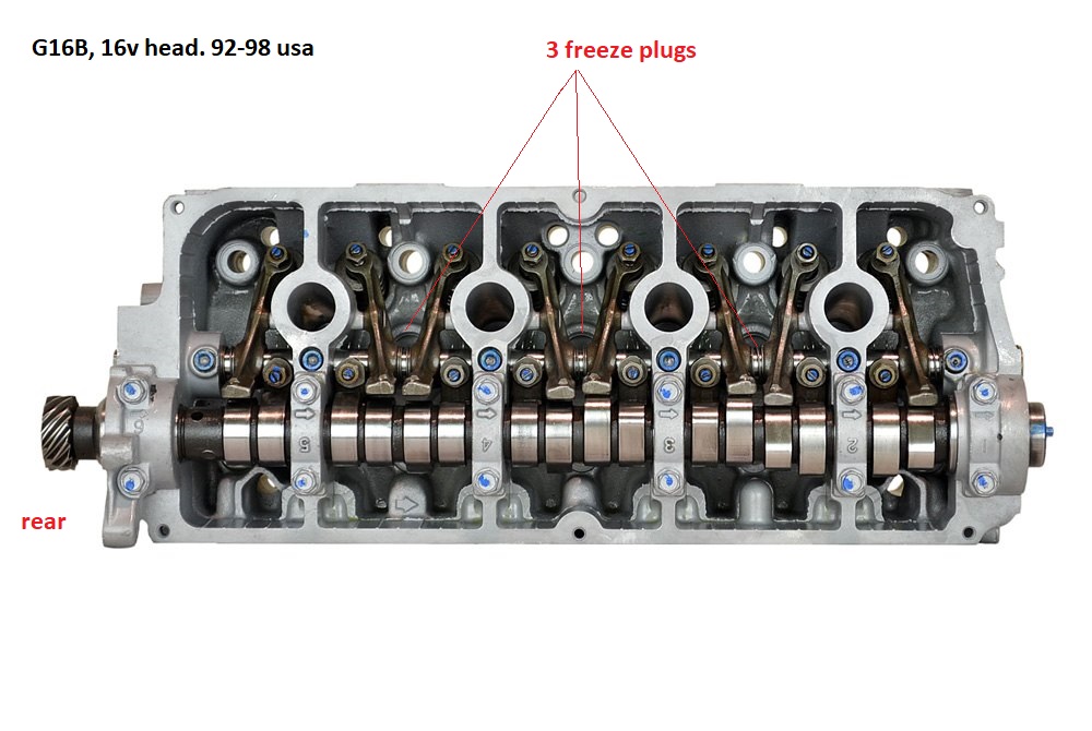 G16b 16valve head freeze plugs loc.