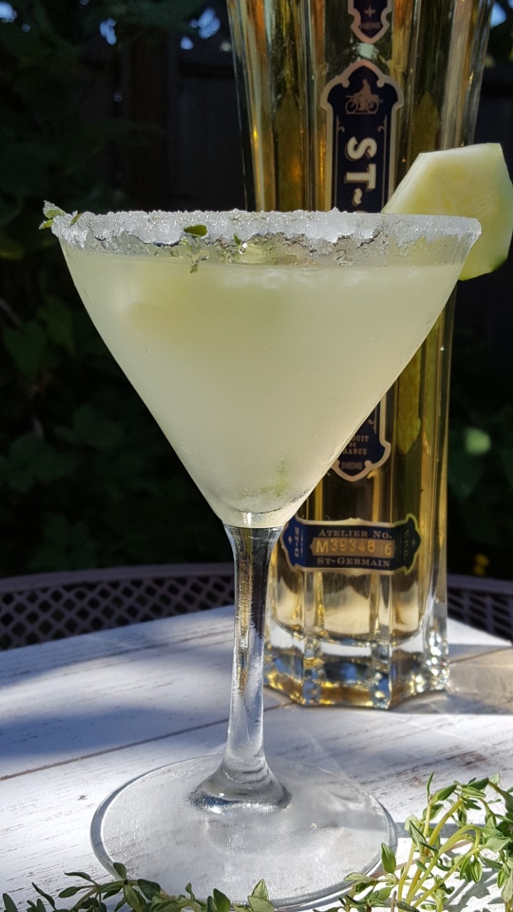 Thyme Cucumber Martini Fix Me a Little Lunch