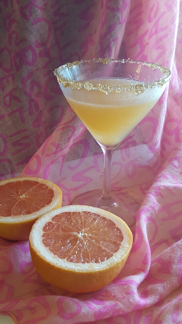 Pink Grapefruit Martini Fix Me a Little Lunch