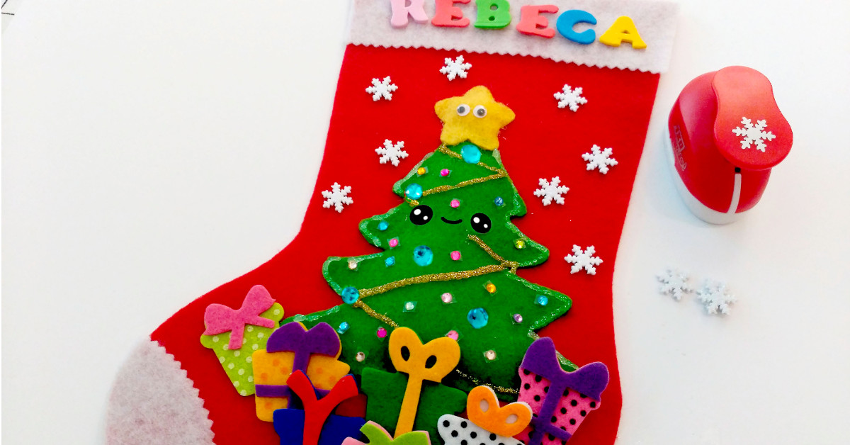 Calcetín Navideño PDF Amigurumi Patrón Gratis Lovelycraft