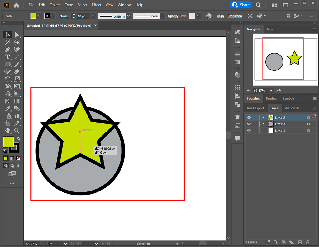 How to Center Object In Illustrator With 3 Methods