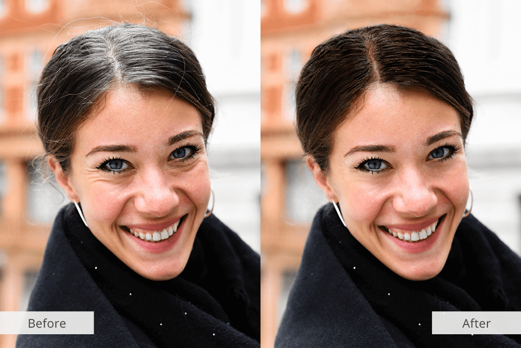 Remove Grey Hair App for Android and iOS from Fixthephoto