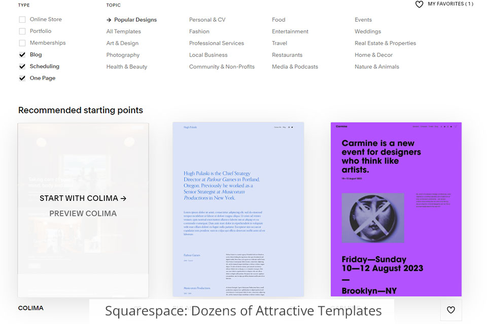 Adobe Express vs Squarespace Features & Pricing Comparison