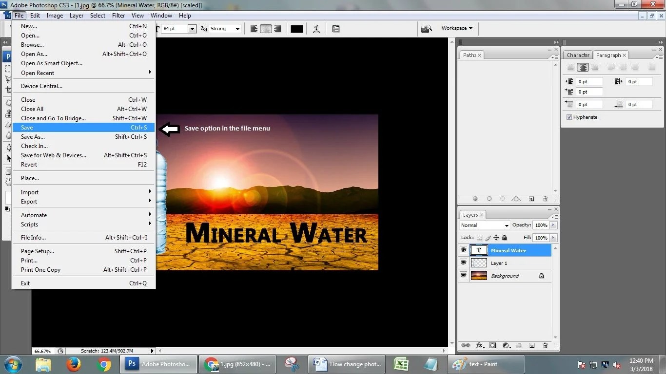How to change background using Fix the retouch