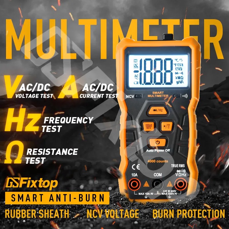 Digital Smart Multimeter 4000 counts - gsfixtop