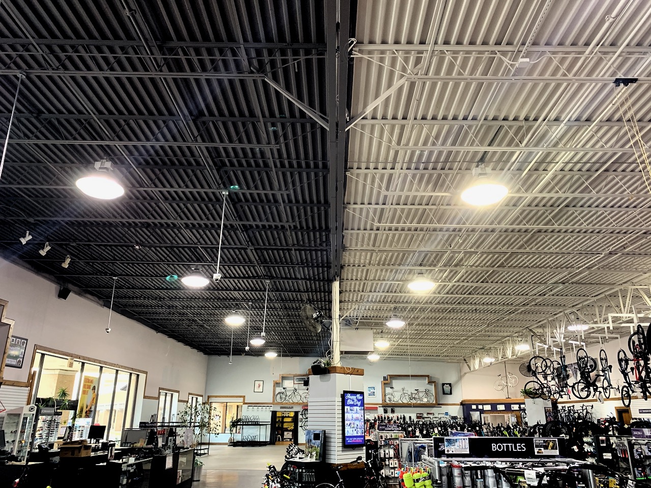 Want the customer's eyes on your product? Try removing the ceiling