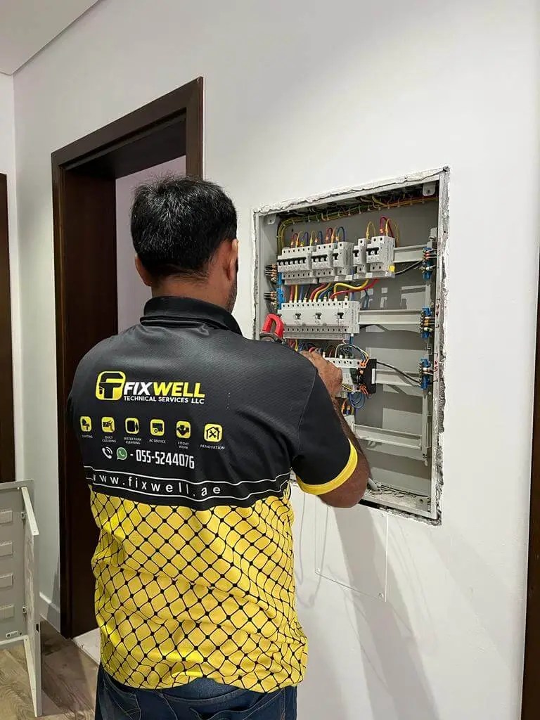 Best Electrician in Dubai Electrical Services Contractor Fixwell