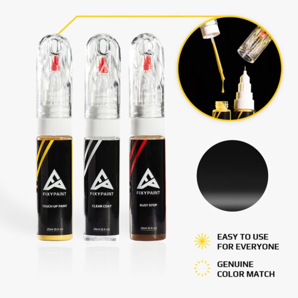 Touchup paint for TOYOTA LEXUS STARLIGHT BLACK (Code 217) Scratch Removal