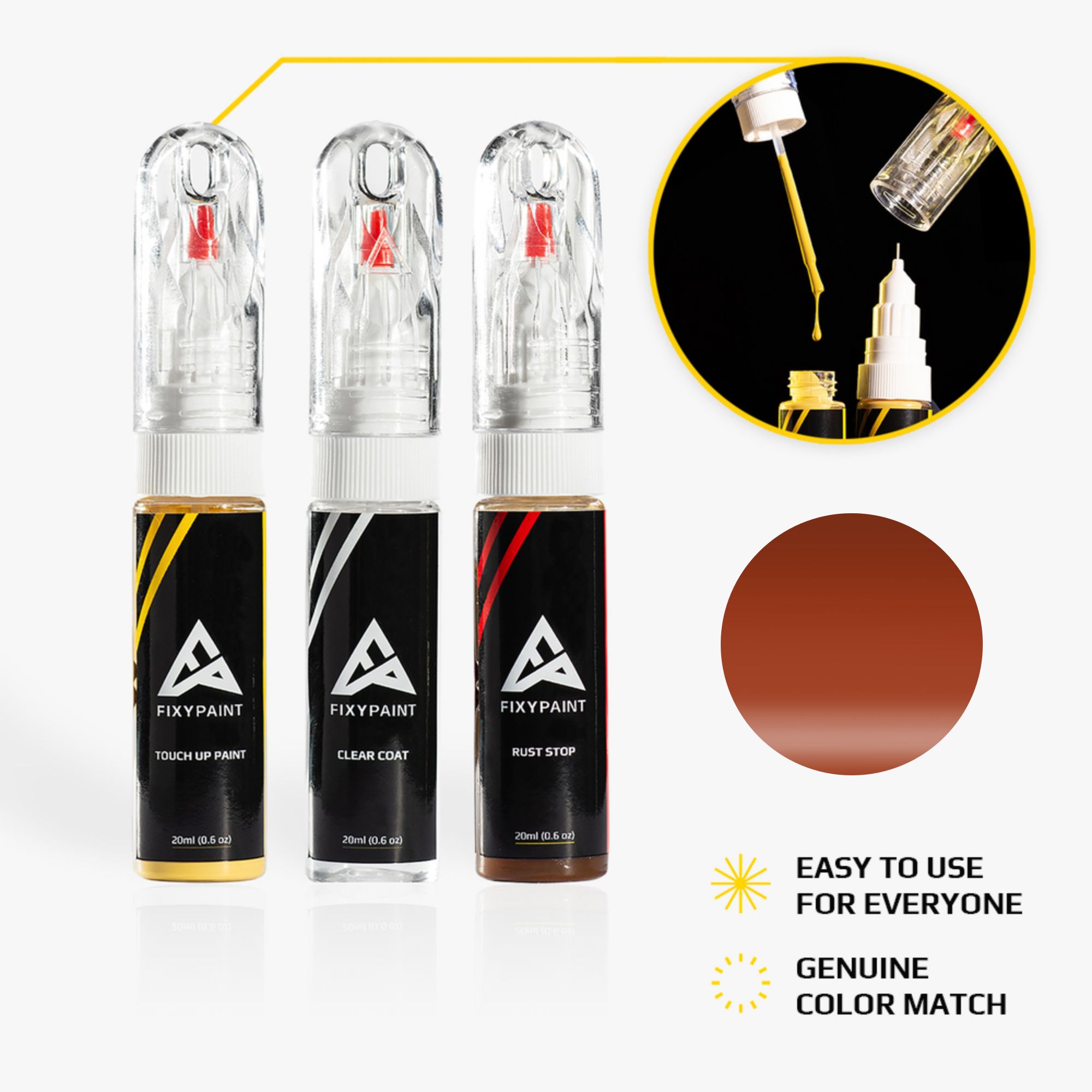 Touchup paint for TOYOTA HILUX INFERNO (Code 4X0) Scratch Removal