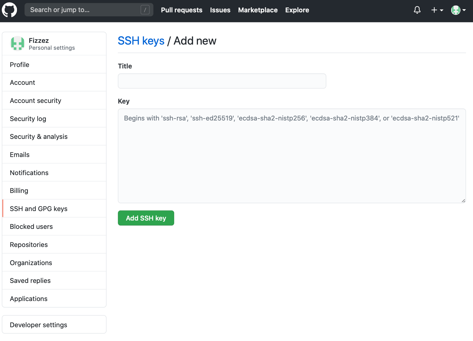 SSH原理和Github多用户设置 Fizzez