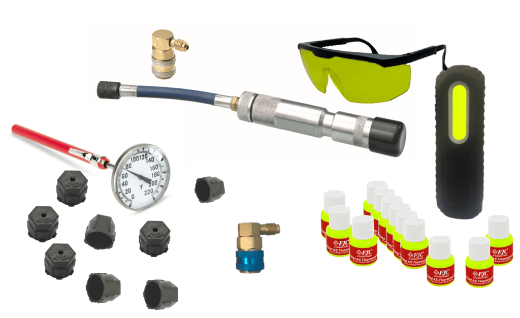 4974 R1234yf UV Dye Kit with Work Light FJC Inc