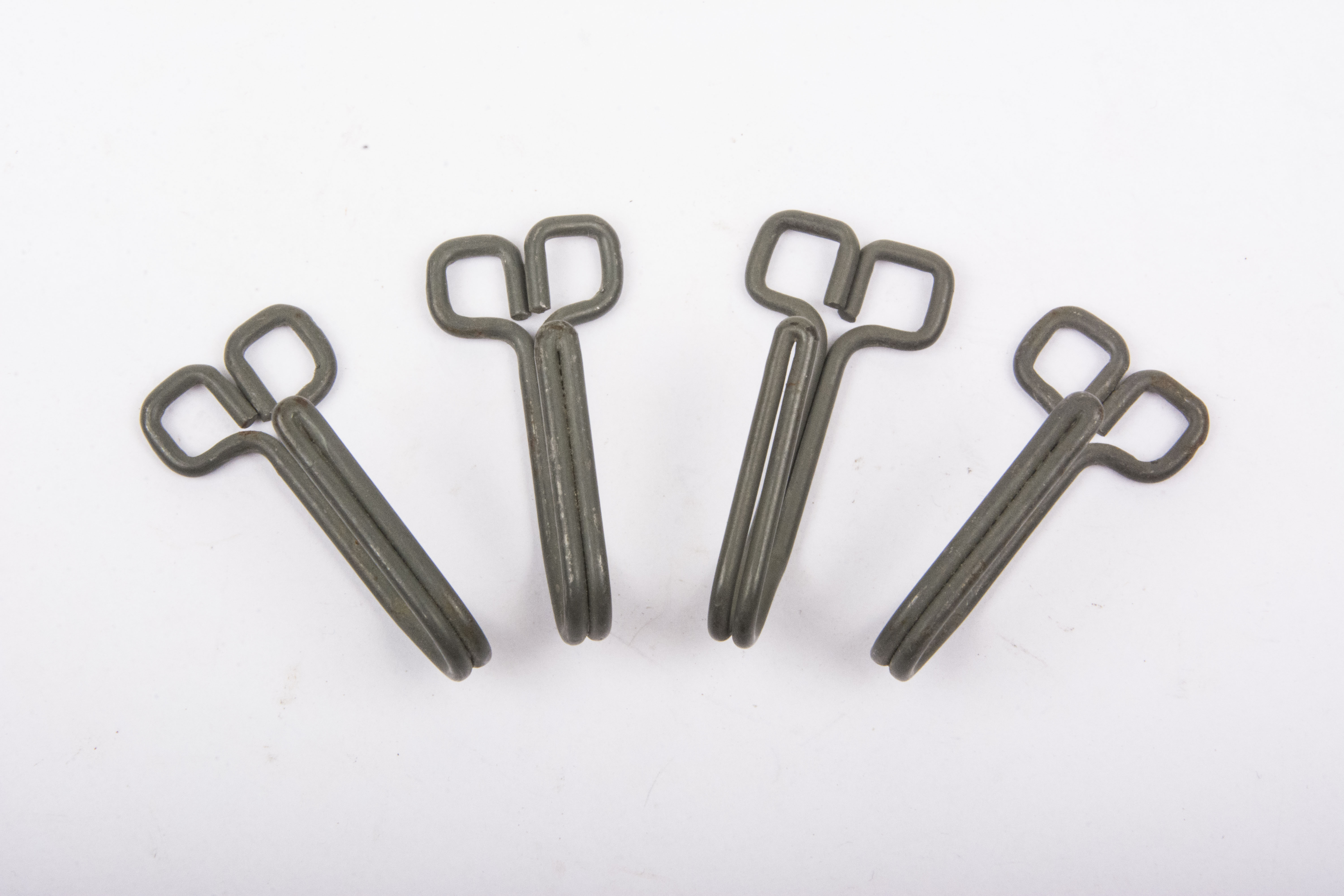 Steel green tunic belt hooks fjm44