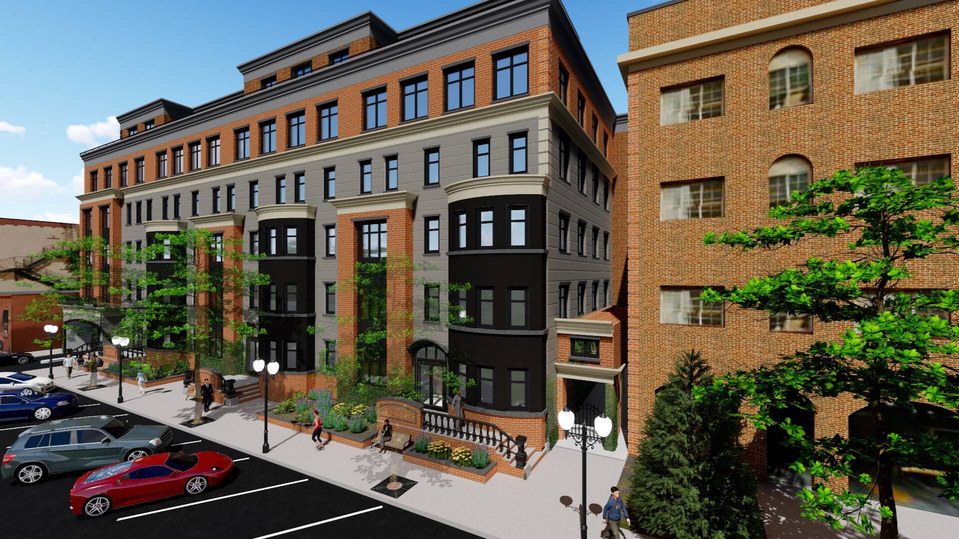 Proposed multifamily housing unit. F.J. Rawding Architecture & Planning