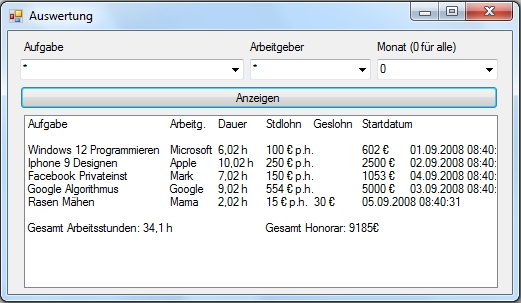 Zeiterfassung für Hobby & Arbeit Elektronik Dachbude