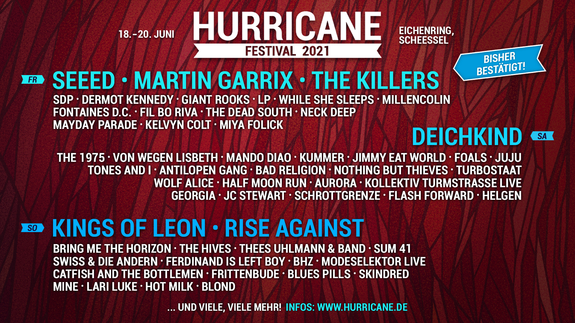 [2020] / 2021! Hurricane Festival