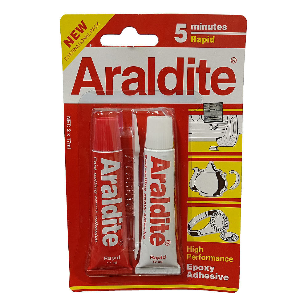 Buy AralditeEpoxy Adhesive, 17 ML, Red, 2 Pcs/Pack Online At Best